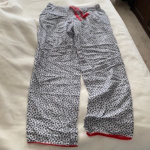 Victoria’s Secret sleep pants pajamas pjs Santa print size Small